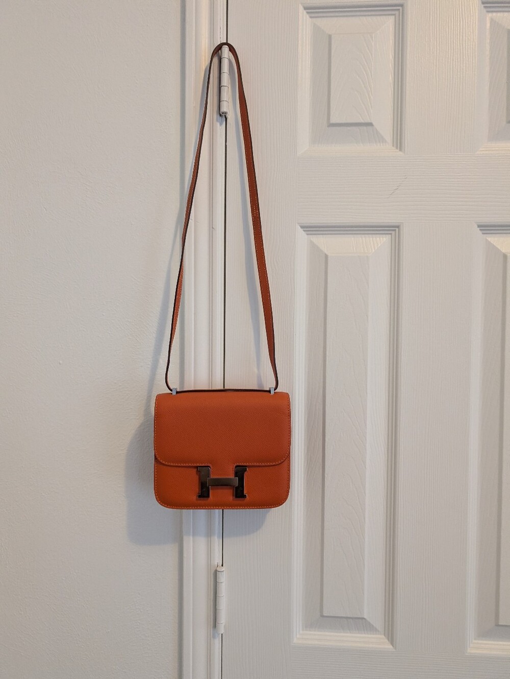 Orange Constance Crossbody Bag